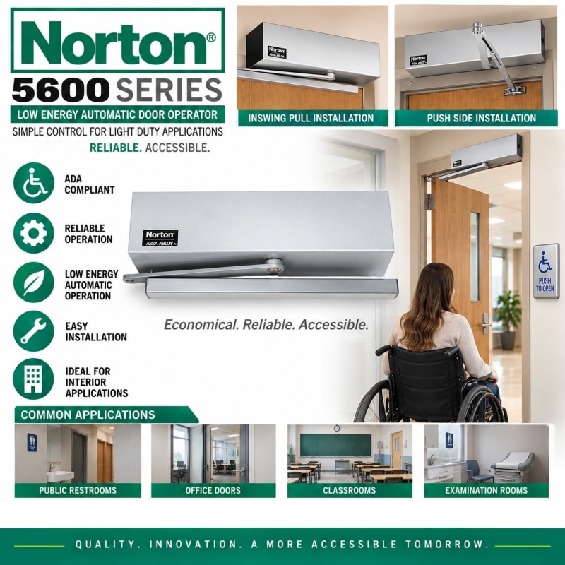 Norton 5600 Series Automatic Swing Door Parts