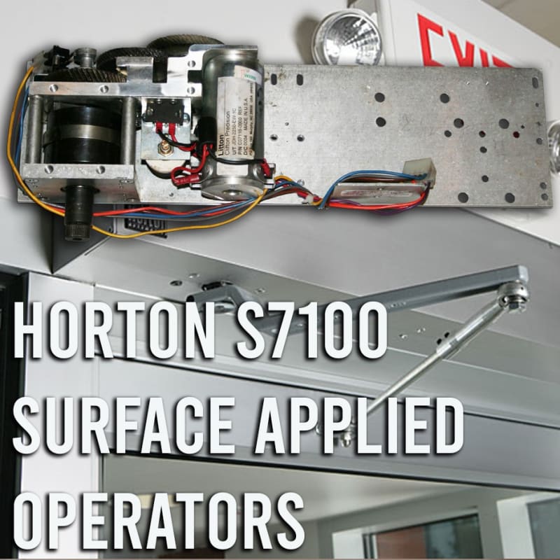 Horton EasyAccess S7100 Surface Applied Parts