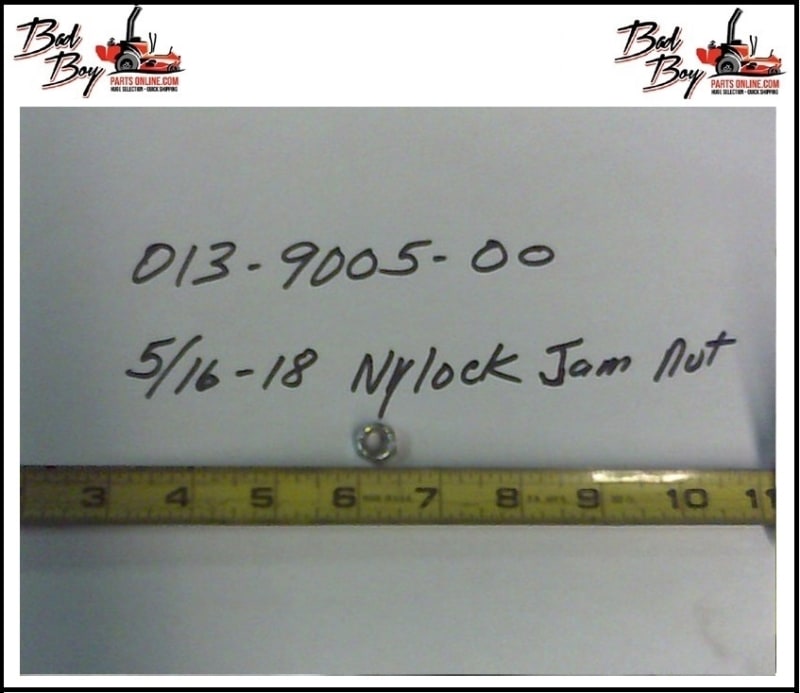 5/16-18 Nylock Jam Nut - Bad Boy Part # 013-9005-00