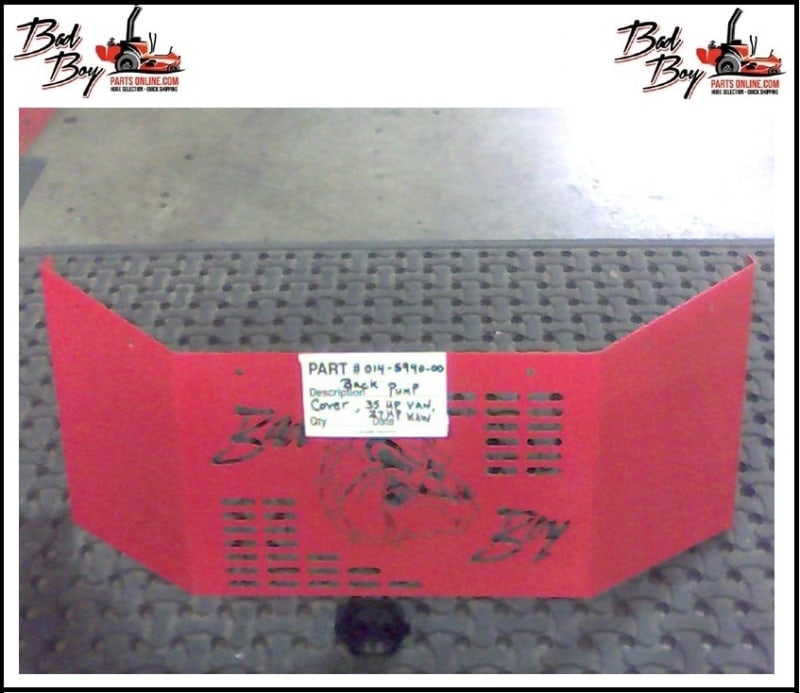 AOS Back Pump Cover 2008 - Bad Boy Part# 014-5940-00