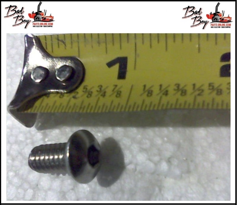 1/4-20 X 1/2 BS C/S 18-8 SS  - Bad Boy Part # 018-2012-00