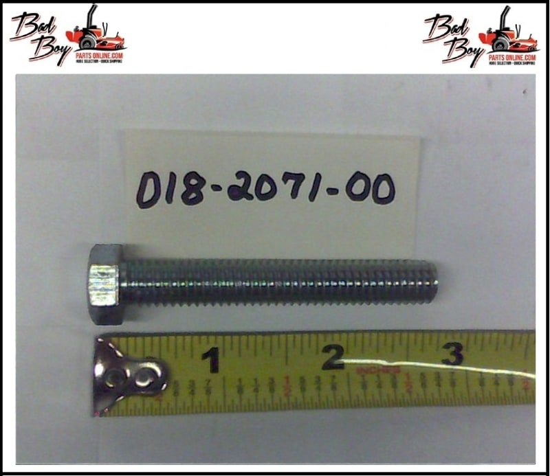 3/8 x 2 1/2 Hex Tap Bolt - Ful  - Bad Boy Part # 018-2071-00