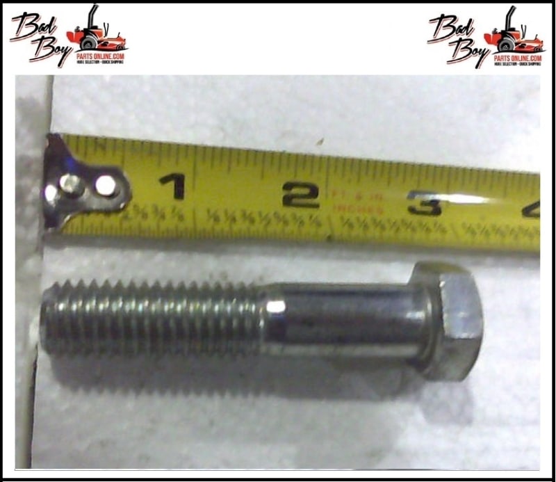 1/2-13 X 2-3/4 GR 5 Bolt Zinc - Bad Boy Part # 018-6036-