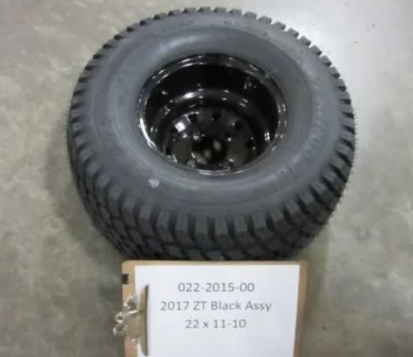 ZT Black Assembly 22x11-10 Bad Boy Part 022-2015-00