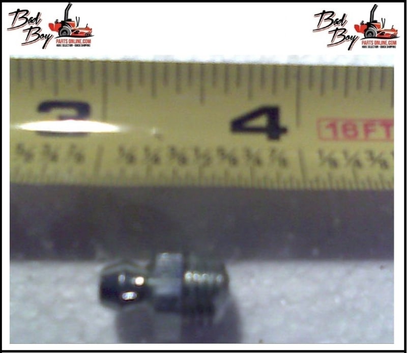 3/8 Grease Fitting-Thread Type - Bad Boy Part # 024-8000-00
