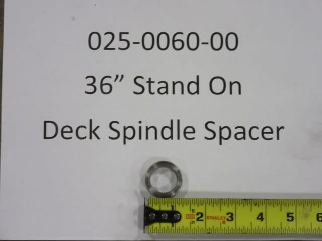36 Deck Spindle Spacer - Bad Boy Part# 025-0060-00