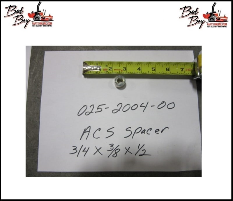 ACS Spacer 3/4x3/8x1/2 - Bad Boy Part# 025-2004-00