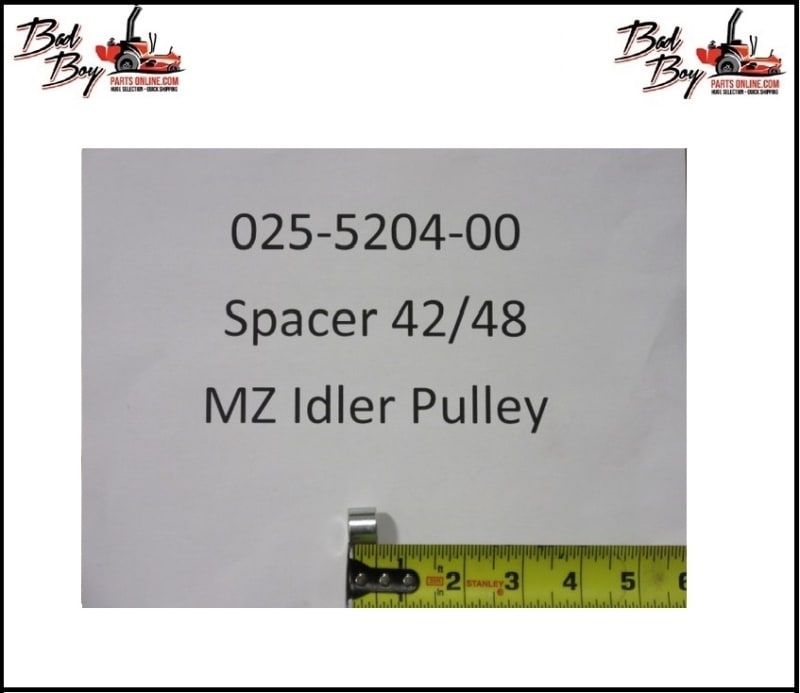 Spacer 42/48 MZ Idler Pulley S - Bad Boy Part#025-5204-00