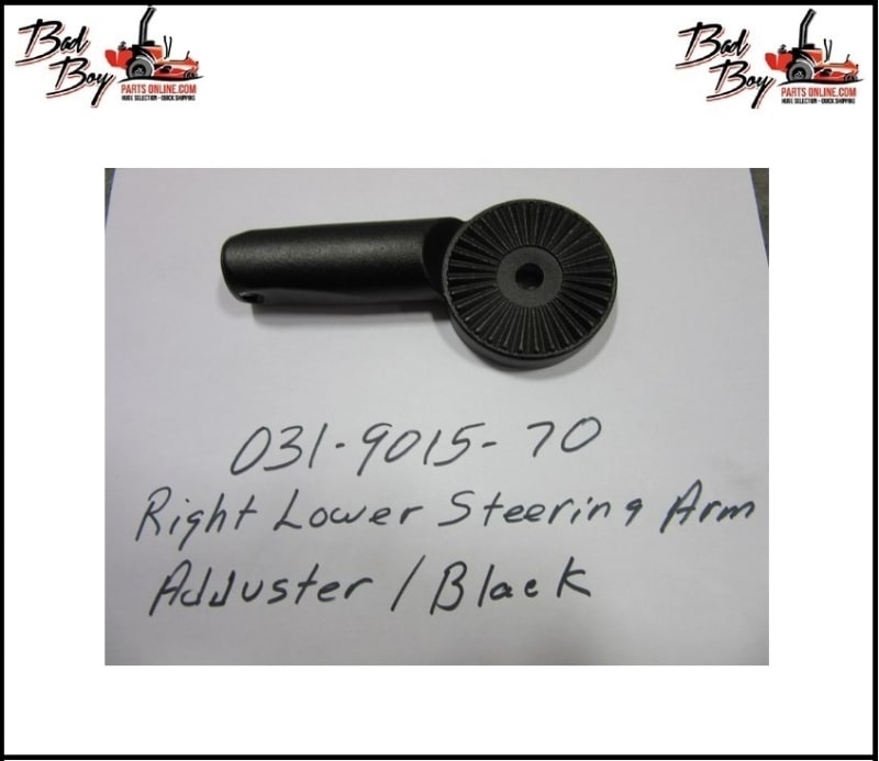Right Lower Steering Arms Adjuster/Black - Bad Boy Part #031-9015-70