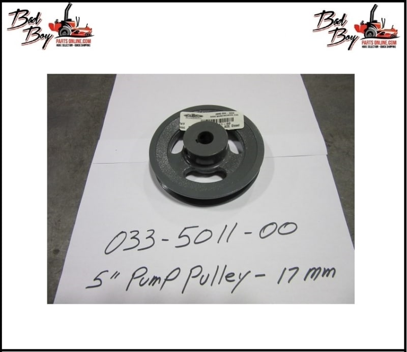 Cast Pump Pulley - 17mm - Bad Boy Part # 033-5011-00