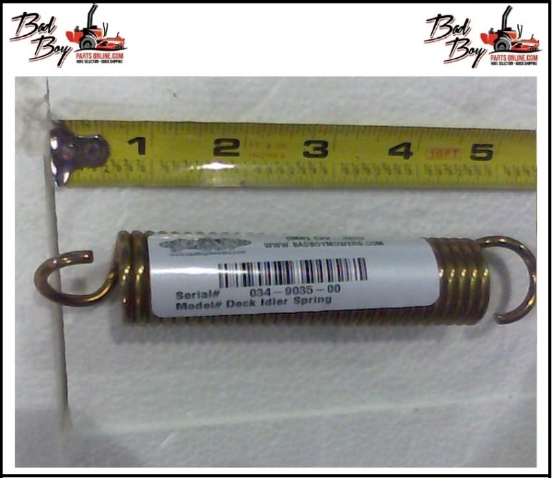 Deck Idler Spring - Bad Boy Part # 034-9035-00