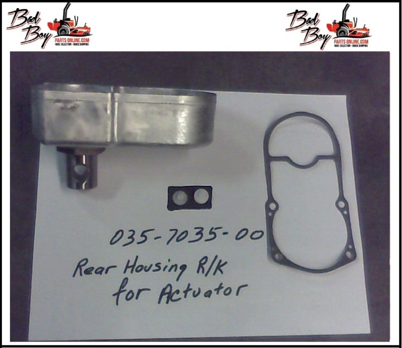 Rear Housing R/K for Actuator - Bad Boy Part# 035-7035-00