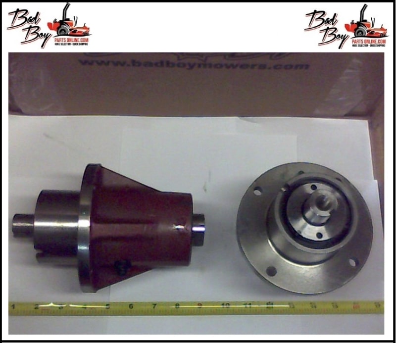 Greasable Short Spindle - Red - Bad Boy Part # 037-7000-00