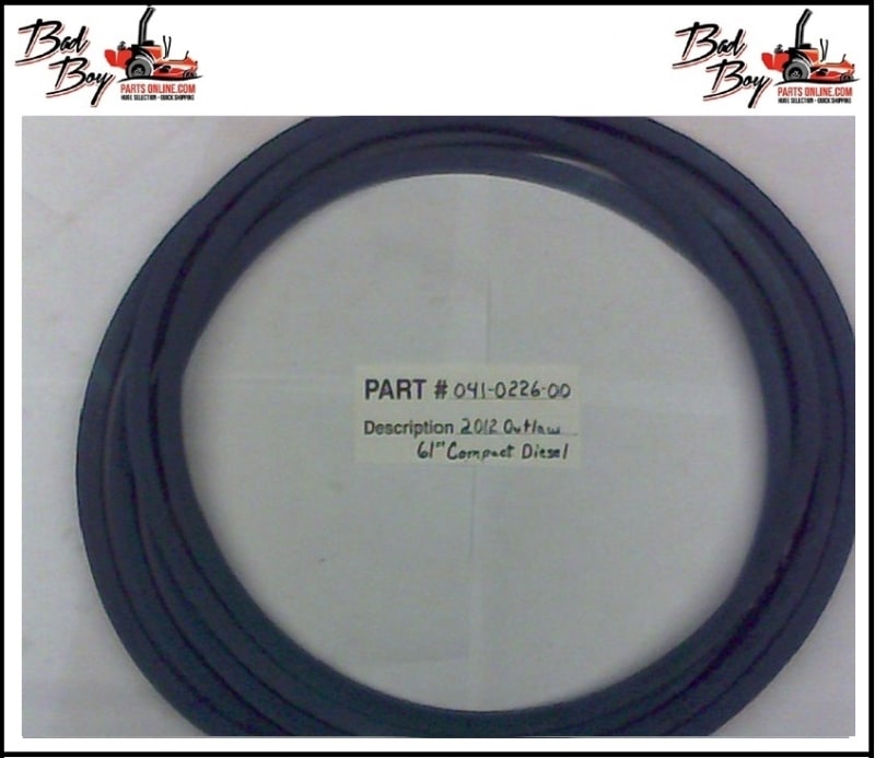 B226 Belt for 2012 Outlaw