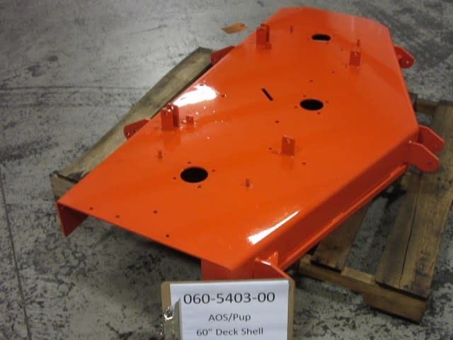 60" Deck AOS/PUP - Shell Only - Bad Boy Part # 060-5403-00