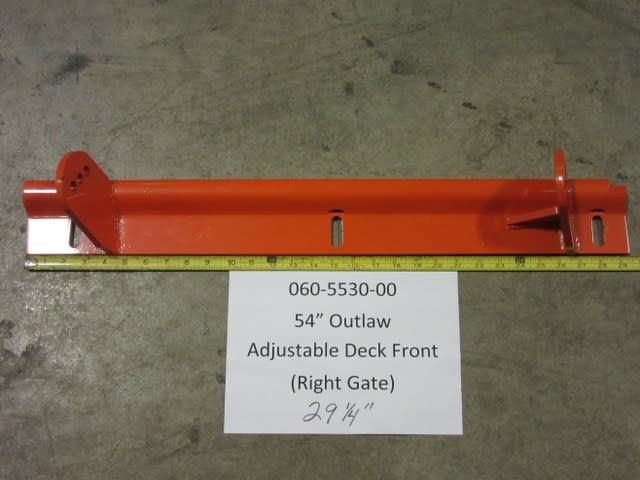 54 Outlaw Adjustable Deck Front - Bad Boy Part # 060-5530-00