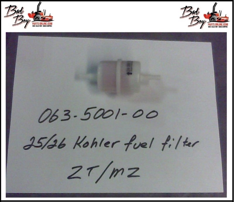 25/26 HP Koh Fuel Filter ZT/MZ - Bad Boy Part # 063-5001-00