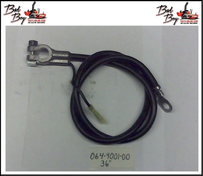 Bad Boy Black Battery Cable Diesel