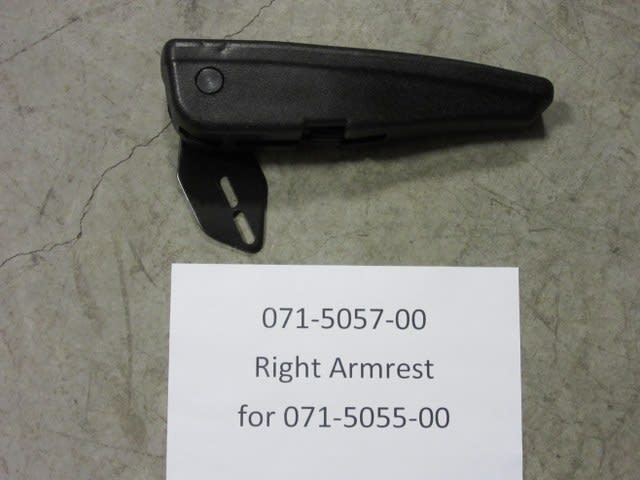 Righ Armrest w/Pad - Bad Boy Part# 071-5057-00