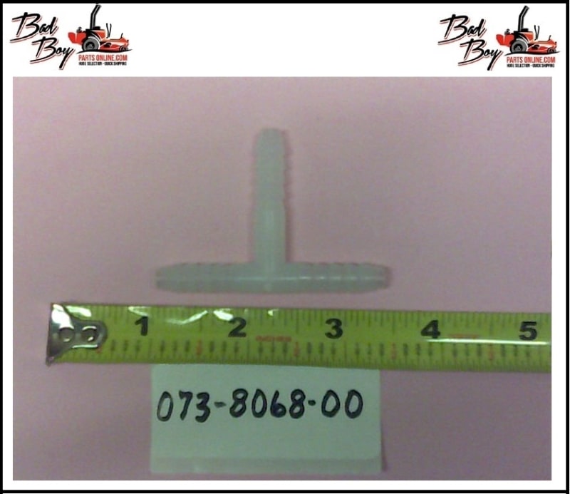 Fuel Line T - Bad Boy Part # 073-8068-00