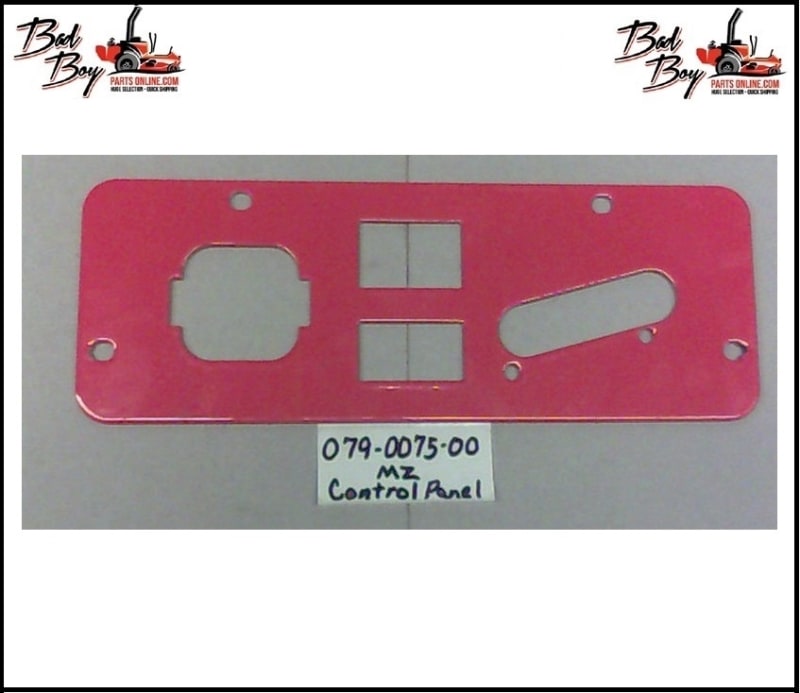 Control Panel - Bad Boy Part# 079-0075-00