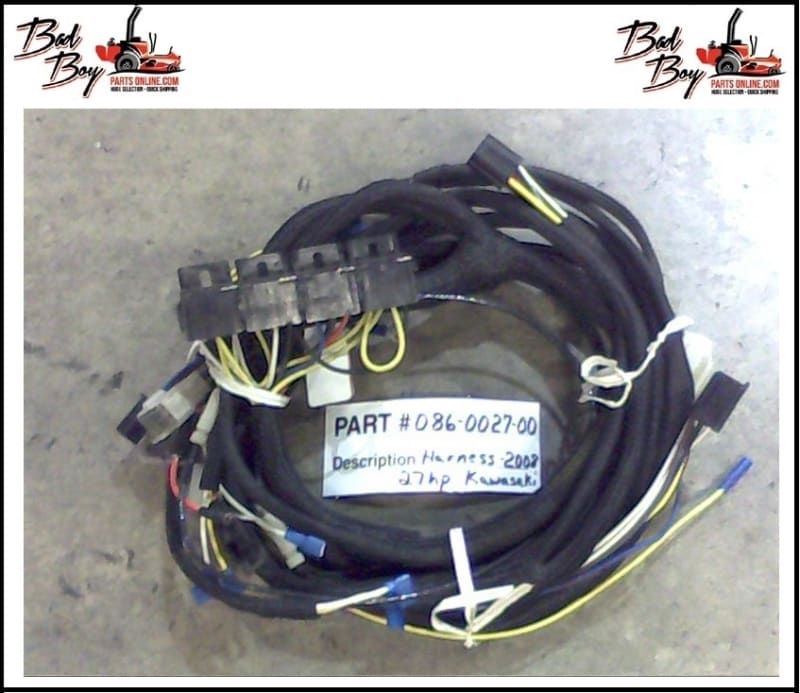 Harness - 2008 27hp Kawasaki - Bad Boy Part # 086-0027-00
