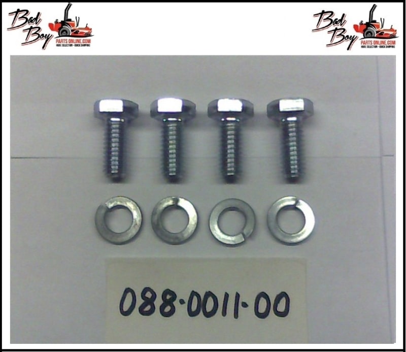 Hardware bag for Sprayer Plate - Bad Boy Part # 088-0011-00