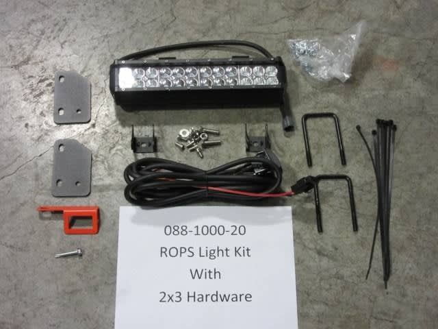 088-1000-20 - Bad Boy Mowers ROPS Light Kit w/ 2x3 Hardware 088100020