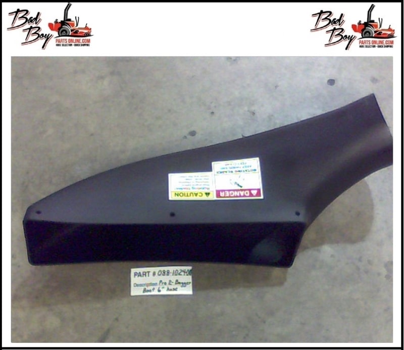 pro 2-bagger boot 6in hose - Bad Boy Part# 088-1024-00