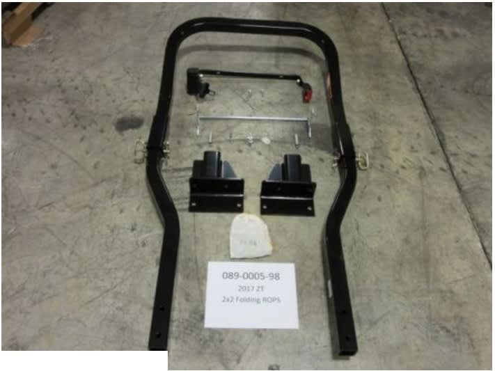 2017 ZT 2x2 Folding ROPS Part 089-0005-98 Will NOT Work on MZ-Avenger