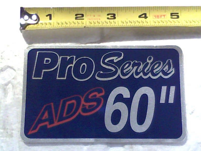 091-3018-00 60 Deck Decal - ADS