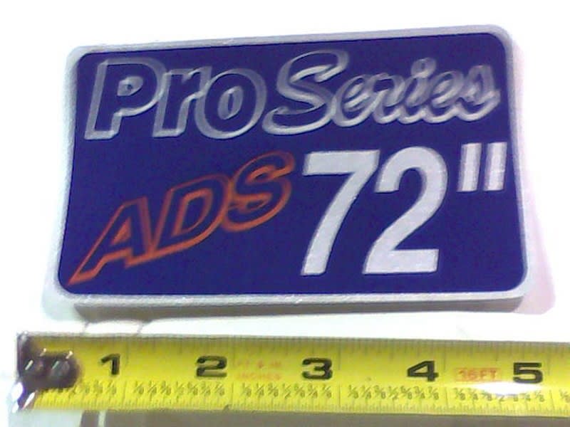091-3019-00 72 Deck Decal - ADS
