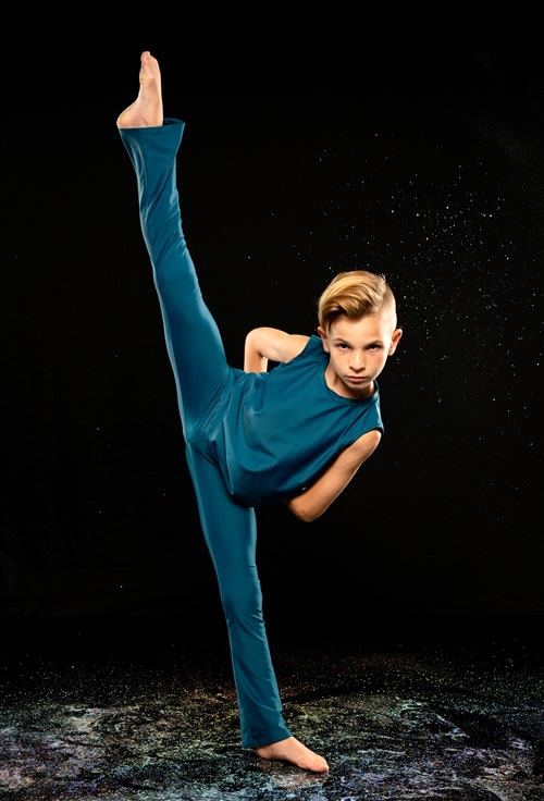 NEW - Boys/Mens High Waist Jazz Pants (Spandex)