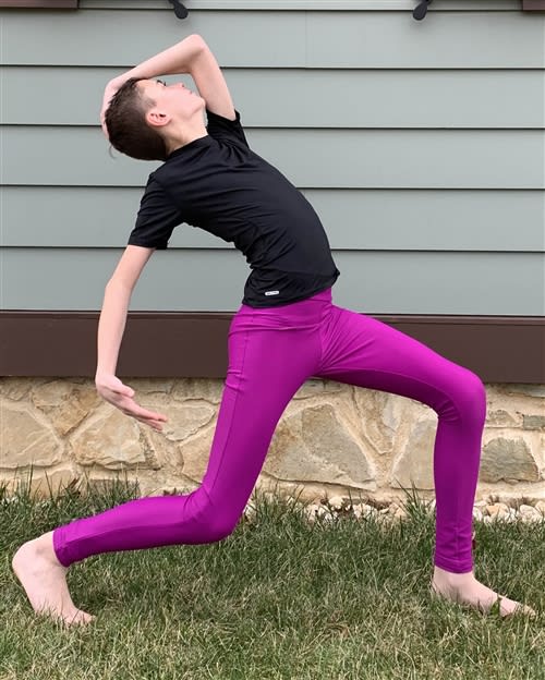 NEW - Boys/Mens High Waist Dance Leggings (Velvet)