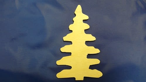 CO-SST BIRCH PLYWOOD CUTOUTS SPRUCE TREE SMALL2-1/2" X 4-1/4" 1/8" THICK