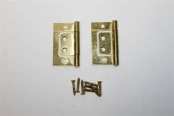 HINGE NON MORTISE 1-1/2" BRASS PLATED
