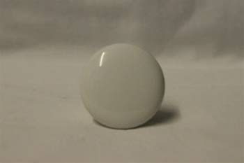 PORCELAIN KNOB 1-1/4" WHITE
