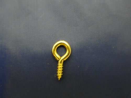 SE-B122 SCREW EYES #12 WIRE SIZE LENGTH 11/16" BRASS PLATED