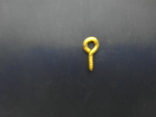 SE-B172 SCREW EYES #17 WIRE SIZE LENGTH 9/16" BRASS PLATED