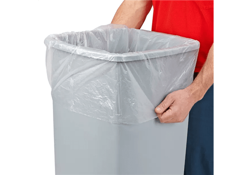 High-Density Clear Can Liners (30 Gallon, 30 x 37, 10 micron)