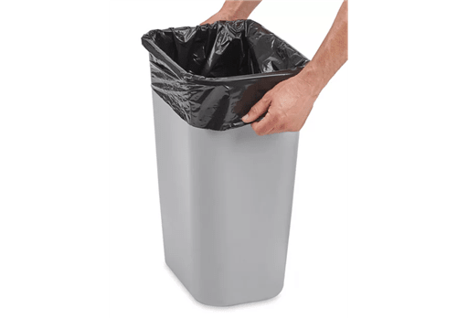 Low Density Black Can Liners (12-16 Gallon, 0.8 Mil, 250/cs)