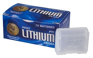 ASP CR123A Batteries 12 Pack ASP CR123A Batteries 12 Pack