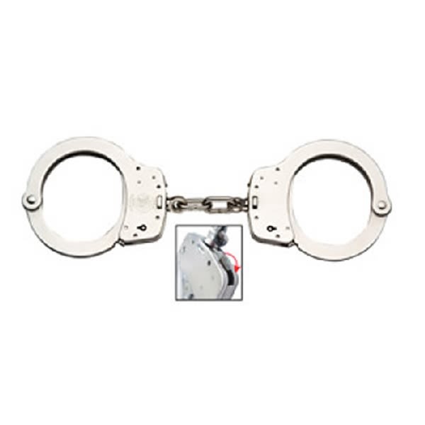 Smith & Wesson Nickel Model 100 Lever Lock Handcuff