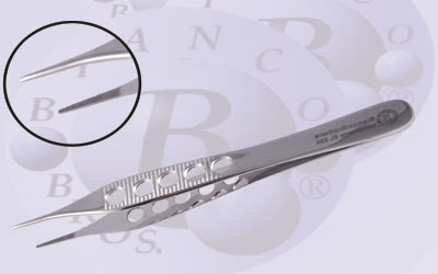 BB EL-220  4"  10.2 cm  Adson Brown Tweezer