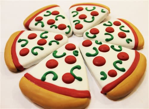 Pizza Slice Dog Cookies
