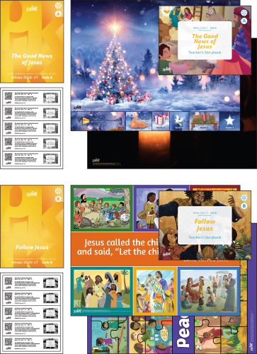 Winter A & B PreK - K Teaching Kit  - Digital
