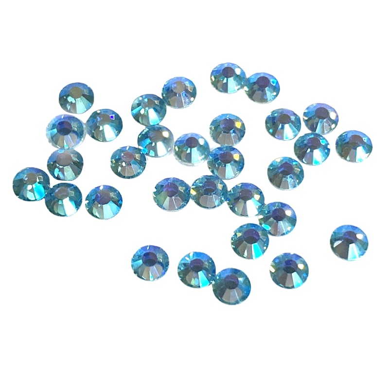 FLATBACK Aquamarine AB Rhinestones