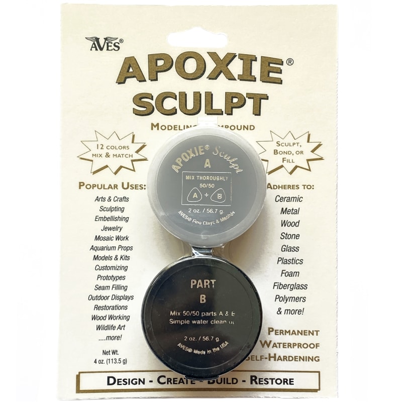 Aves Apoxie Sculpt - Black, 1 lb