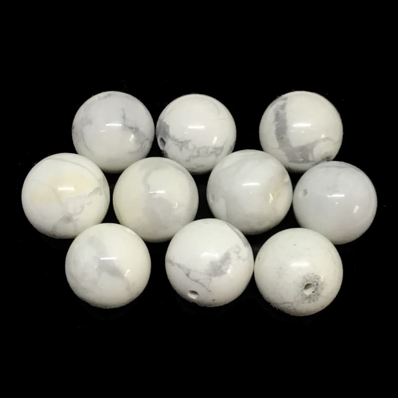 howlite beads, semi-precious stones, milky white, gray veins, semi-precious  howlite beads, beading supplies, 12mm, howlite, opaque, milky white beads