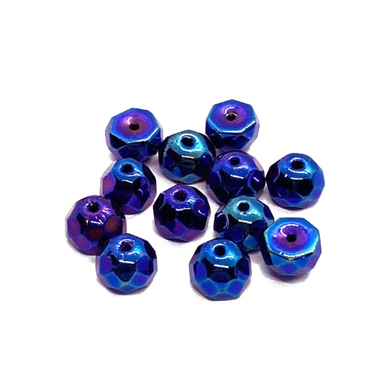 Czech Glass Round Beads Iris Blue 3mm (100pc Strand) by Starman